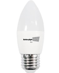 BOMBILLA LED VELA C37 BATTERYLIGHT 7W. E14 6000K