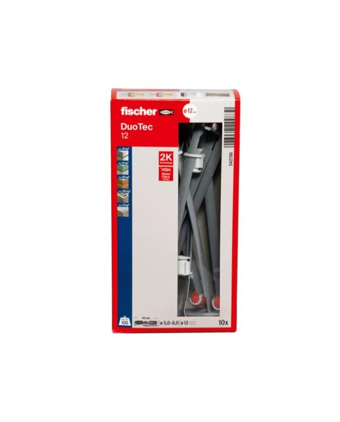 TACO FISCHER DUOTEC 12 MM. (10U)