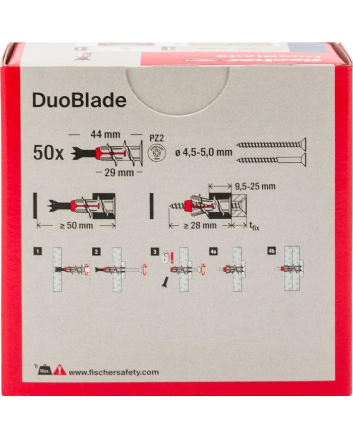 TACO PLADUR NYLON FISCHER DUOBLADE (40U)