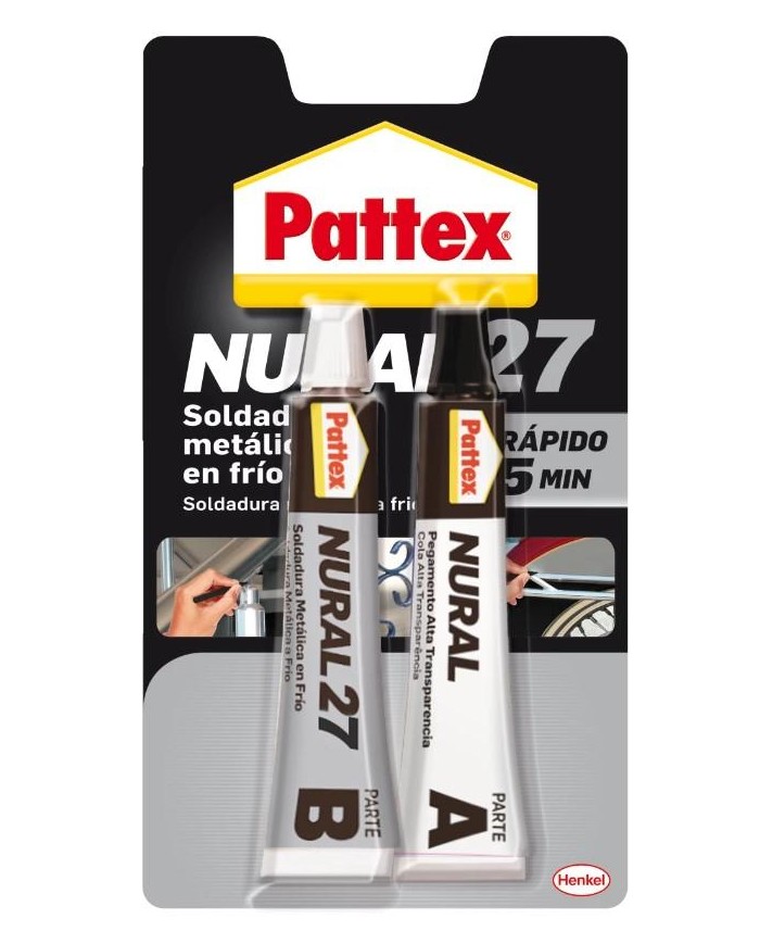 PEGAMENTO PATTEX NURAL 27 120ML SOLDADURA EN FRIO 5M
