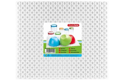 SALVAPLATOS RECTANGULAR BLANCO 8,5X33CM. PLASTIFORTE
