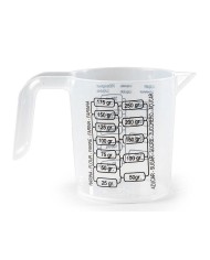 JARRA MEDIDORA 500ML. ANTIDESLIZANTE PLASTICFORTE
