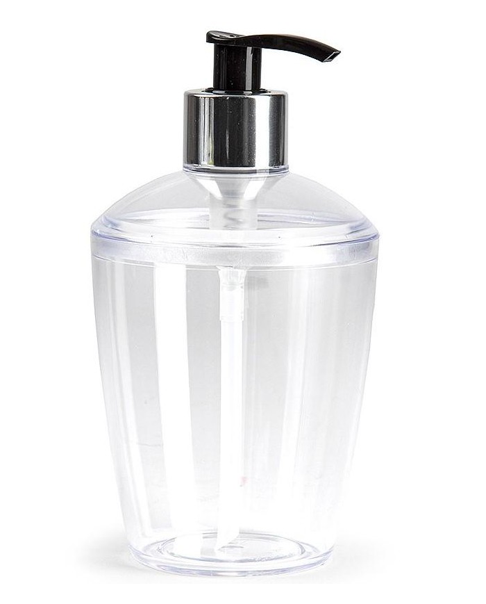 DISPENSADOR PLASTICFORTE GEL BASIC TRANSPARENTE 400ML.