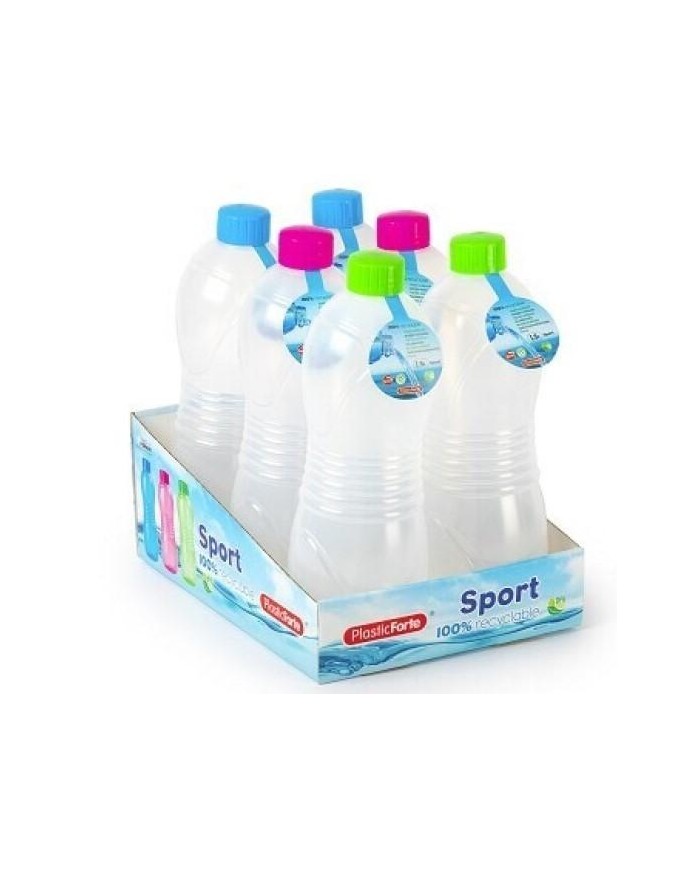 BOTELLA SPORT PLASTICFORTE NATURAL 1'5 LTS.