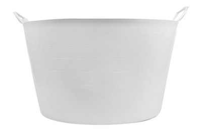 CAPAZO PLASTICO BLANCO PROMO 65LTS. USO ALIMENTARIO