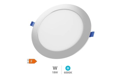 LED DOWN GSC CIRCULAR EMPOTRAR 18W 6500K GRIS