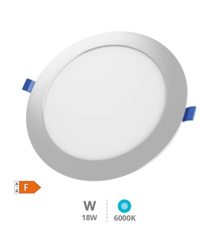 LED DOWN GSC CIRCULAR EMPOTRAR 18W 6500K GRIS