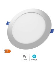 LED DOWN GSC CIRCULAR EMPOTRAR 18W 6500K GRIS