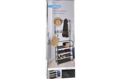 PERCHERO CON ESTANTERIAS STORAGE SOLUTIONS 155CMS.