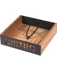 SERVILLETERO MODELO BISTRO 18X18X5CM. KOOP