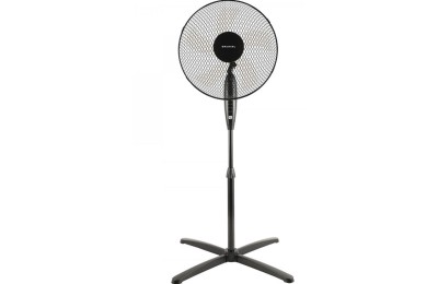 VENTILADOR PIE  50W.40CM. NEGR. GRUNKEL 5ASPAS