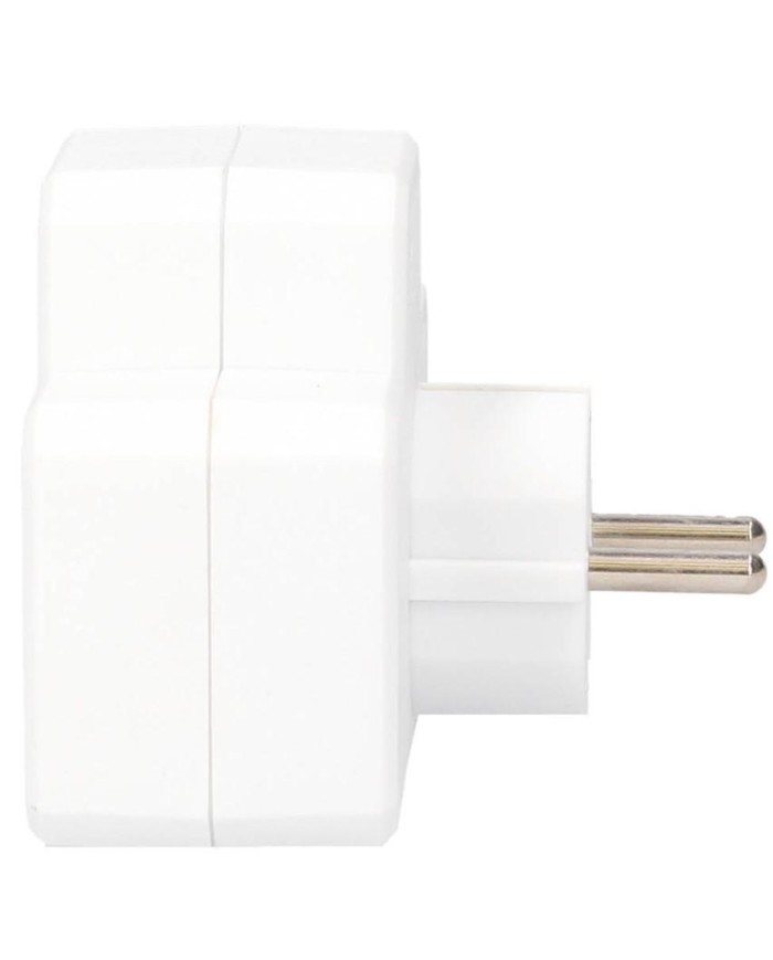 LADRON 2 ENCHUFES CON INTERRUPTOR BL GSC