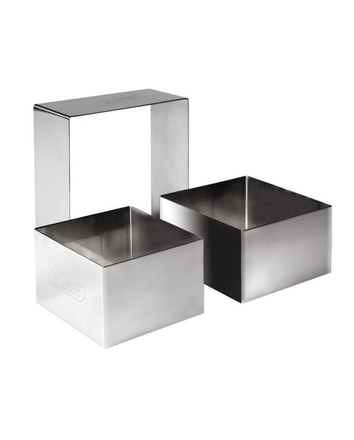 ARO EMPLATAR IBILI INOX.  6X6X4,5 CMS.