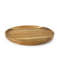 PLATO MADERA DE ACACIA IBILI 22 CMS.