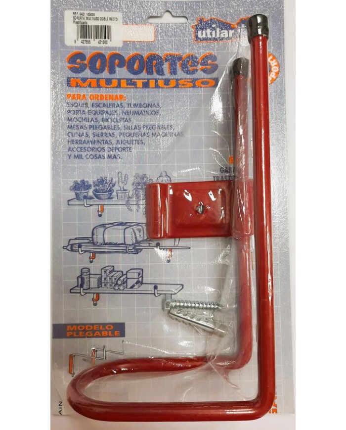 SOPORTE MULTIUSO DOBLE RECTO 200MM. MODELO 421
