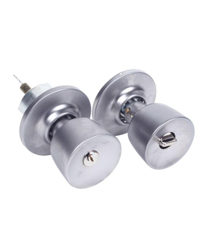 CERRADURA TESA POMO 3500 UNIF. LLAVE CADENA CROMO MATE