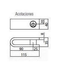 CANDADO REJAS CAYS C-1-50 (JUEGO) LLAVES IGUALES