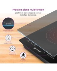 PLACA DE INDUCCION GRUNKEL 2000W.