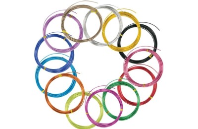 ROLLO ALAMBRE ALUMINIO ORO 1,5MM. 5MT.
