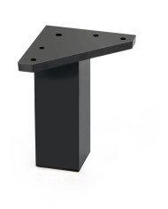 PATA MUEBLE NESU NEGRA 25X25X100 MM 509