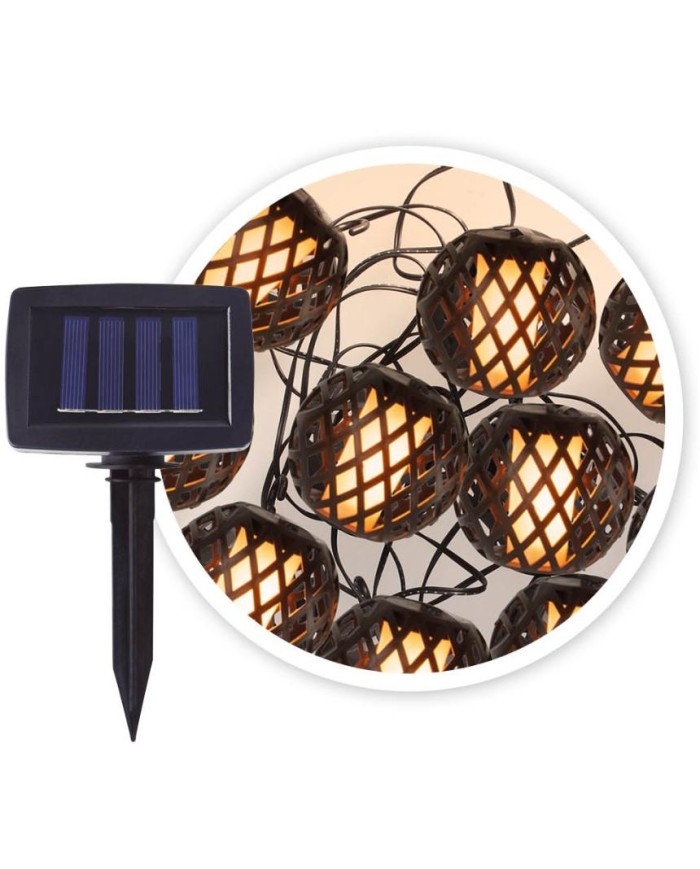 GUIRNALDA SOLAR 10 LEDS 2 MTS. TENALI 2600-2700K GSC