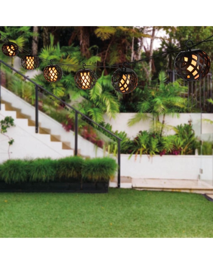 GUIRNALDA SOLAR 10 LEDS 2 MTS. TENALI 2600-2700K GSC