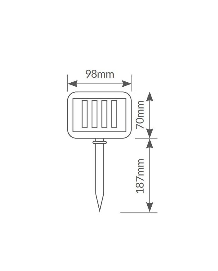 GUIRNALDA SOLAR 10 LEDS 2 MTS. TENALI 2600-2700K GSC