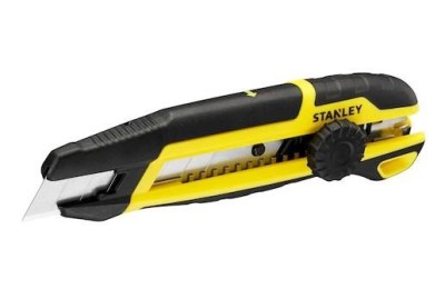 CUTTER STANLEY CON SEGMENTACION CUCHILLA Y RUEDA 18 MM.