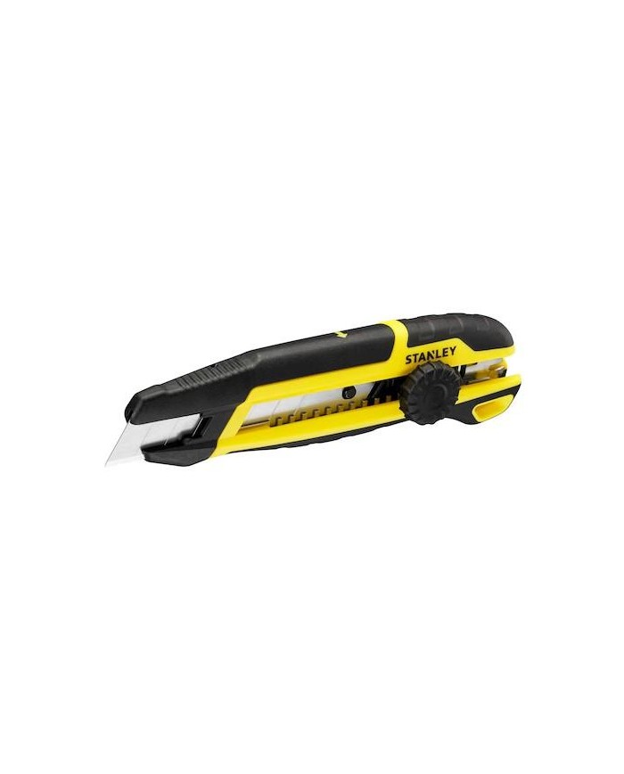 CUTTER STANLEY CON SEGMENTACION CUCHILLA Y RUEDA 18 MM.