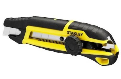 CUTTER STANLEY CON SEGMENTACION CUCHILLA Y RUEDA 18 MM.