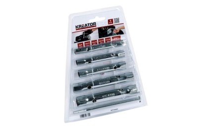 LLAVE TUBO HEXAGONAL  8-19MM. KREATOR JUEGO 6PZS.