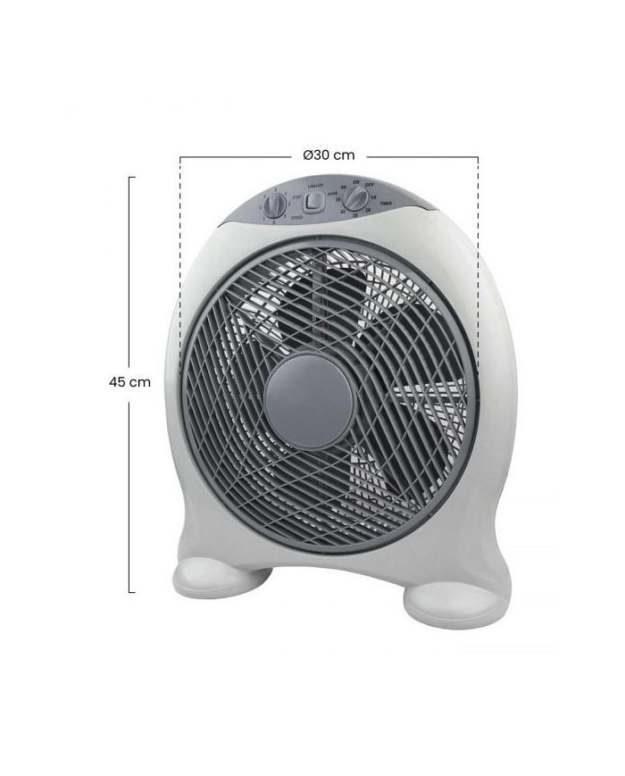 VENTILADOR BOX 50W. 30CM. HOME RAYDAN
