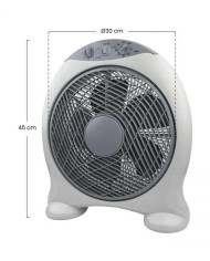 VENTILADOR BOX 50W. 30CM. HOME RAYDAN