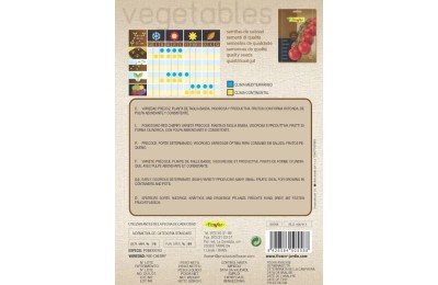 SOBRE SEMILLAS FLOWER TOMATE RED CHERRY