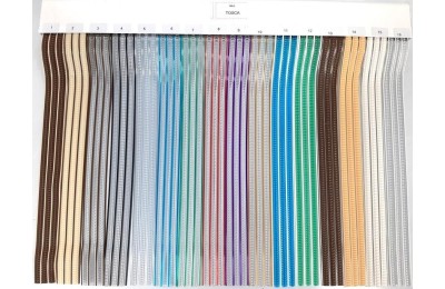 CORTINA TOSCA CINTA Nº 9 CRISTAL/LILA 120x210