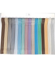 CORTINA TOSCA CINTA Nº 7 CRISTAL/VERDE 90x210