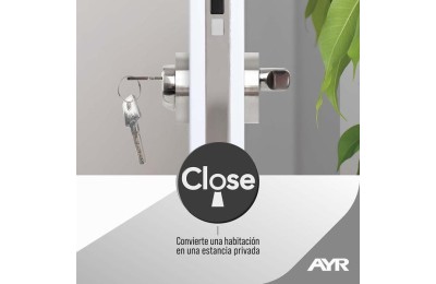 CONDENA SISTEMA CLOSE AYR NIQUEL SATINADO