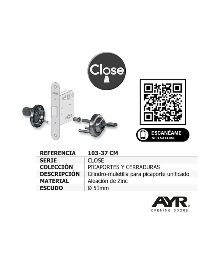 CONDENA SISTEMA CLOSE AYR LATONADO