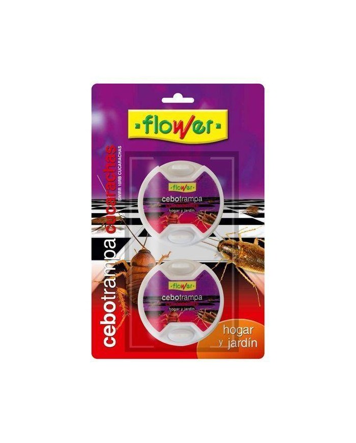 TRAMPA CEBO CUCARACHAS B/2 UDS. FLOWER
