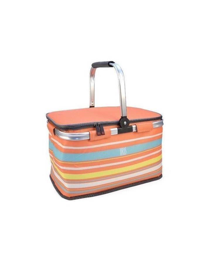 CESTA PICNIC TERMICA IRIS SUMMER NARANJA 20LTS.