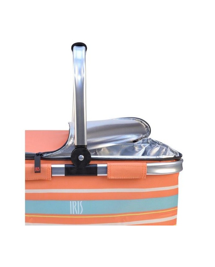 CESTA PICNIC TERMICA IRIS SUMMER NARANJA 20LTS.