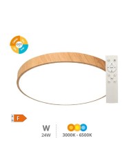 PLAFON TECHO LED GSC C/MANDO 24W. 3000K a 6500K