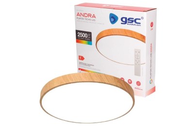PLAFON TECHO LED GSC C/MANDO 24W. 3000K a 6500K