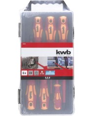 DESTORNILLADOR KWB AISLANTE (JGO 6 PZS.) SL/PH