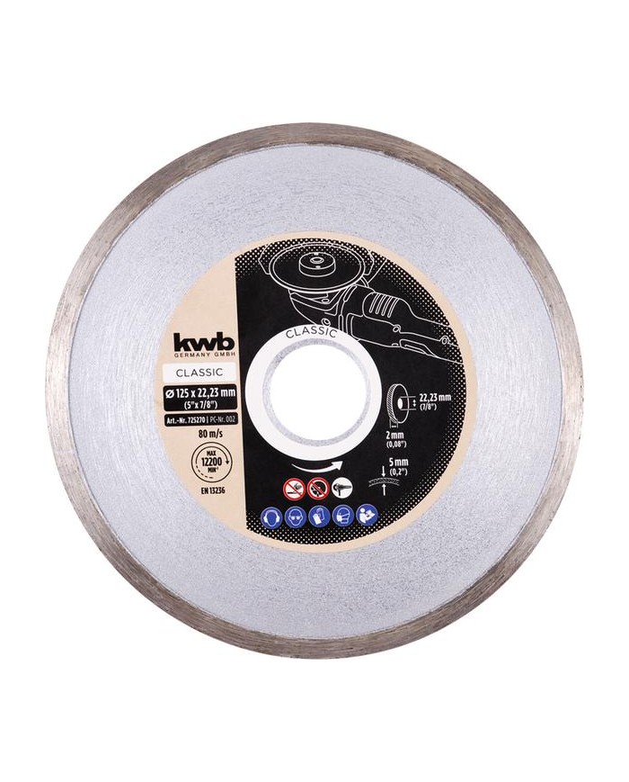DISCO DIAMANTE CONTINUO 115X19 KWB