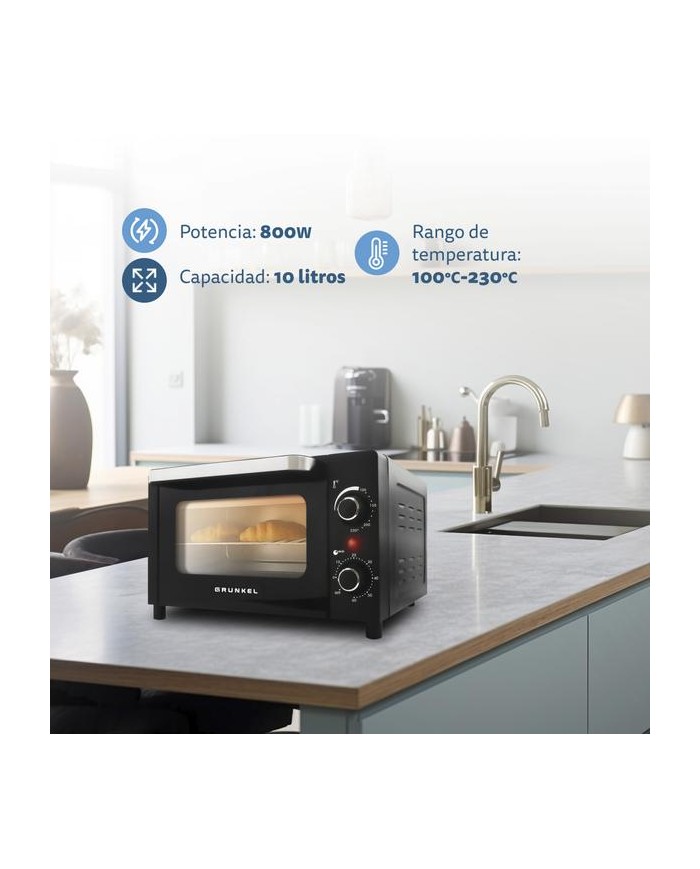 HORNO TOSTADOR 800W. 10LTS. GRUNKEL