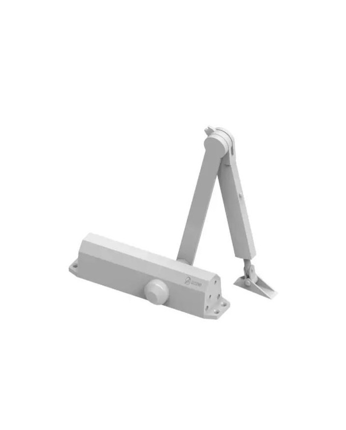 CIERRAPUERTAS DORCAS DC2-H-202 CON RETENEDOR BLANCO (HOJA 110CM-85 KG).
