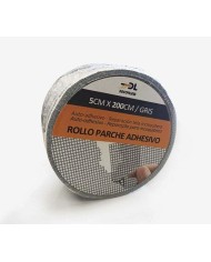 PARCHE MOSQUITERA GRIS ADHESIVO 8X10CMS.(KIT 3 UDS.)
