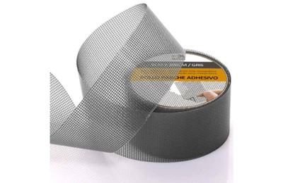 PARCHE MOSQUITERA GRIS ADHESIVO (ROLLO 5X200CMS.)