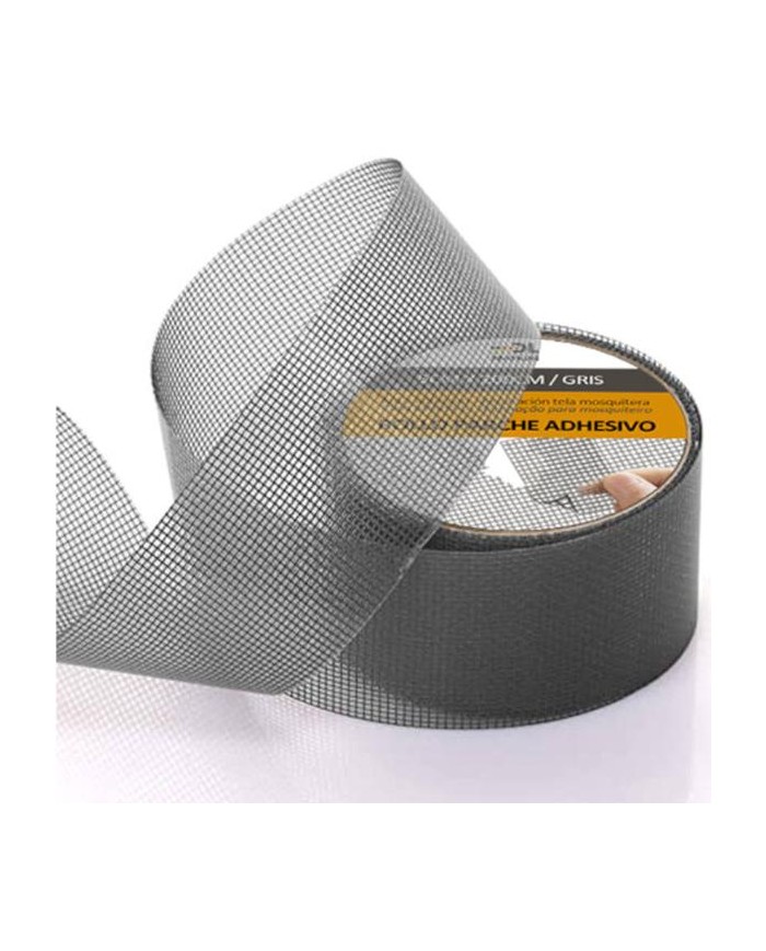 PARCHE MOSQUITERA GRIS ADHESIVO (ROLLO 5X200CMS.)